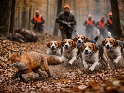 Retrato de un beagle, perro de caza sabueso