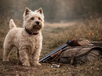 Cairn Terrier, pequeño terrier de pelo áspero y expresión vivaz