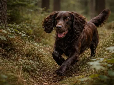 Deutscher Wachtelhund Jagdhund stöbernder Hund