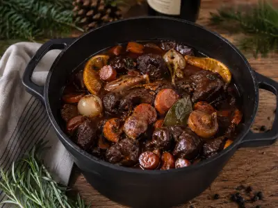 Stufato di cinghiale al vino rosso