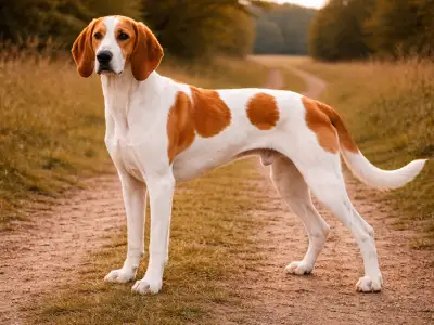 Français Blanc et Orange hunting hound