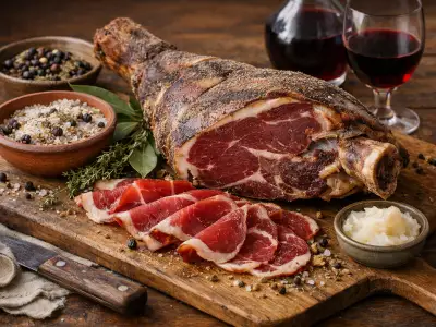 Prosciutto crudo di cinghiale stagionato in casa
