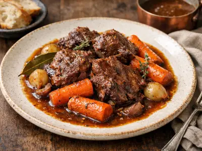 Cinghiale cotto lentamente al sidro