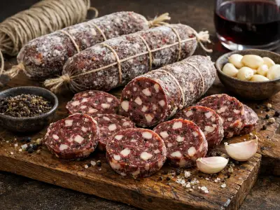 Salame di cervo fatto in casa