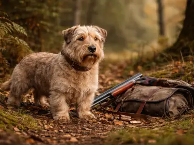Glen of Imaal Terrier, terrier irlandés robusto, de patas cortas y pelo áspero