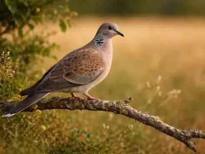 European turtle dove small game bird