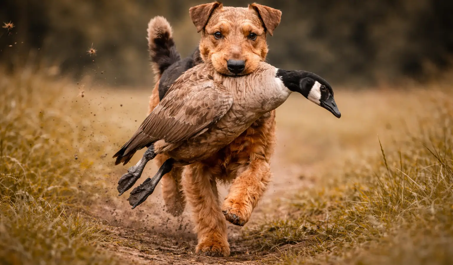 Airedale Terrier, perro de caza robusto y versátil