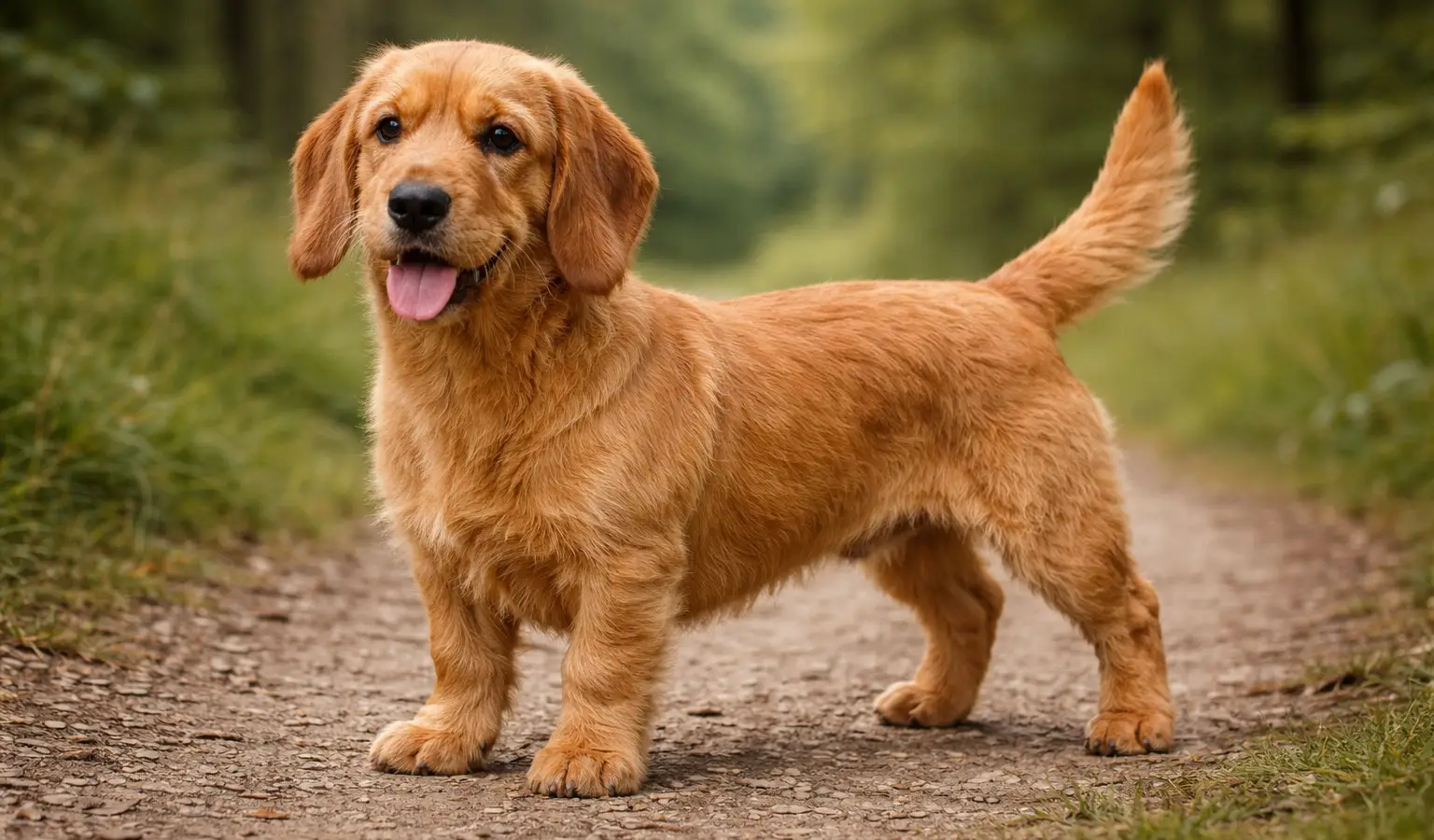 Basset Fauve de Bretagne hunting hound