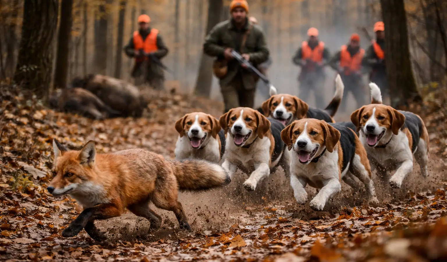 Retrato de un beagle, perro de caza sabueso