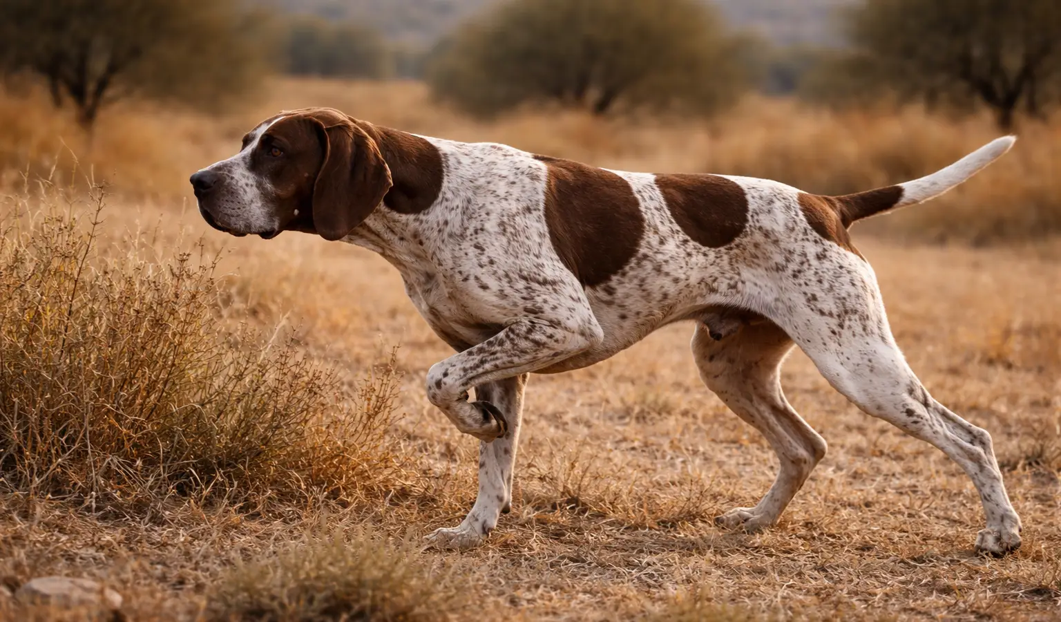 Burgos Pointer hunting dog