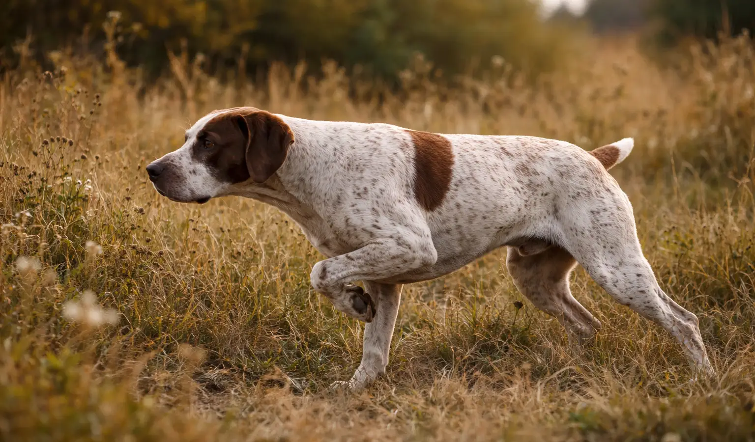 Bourbonnais Pointer hunting dog