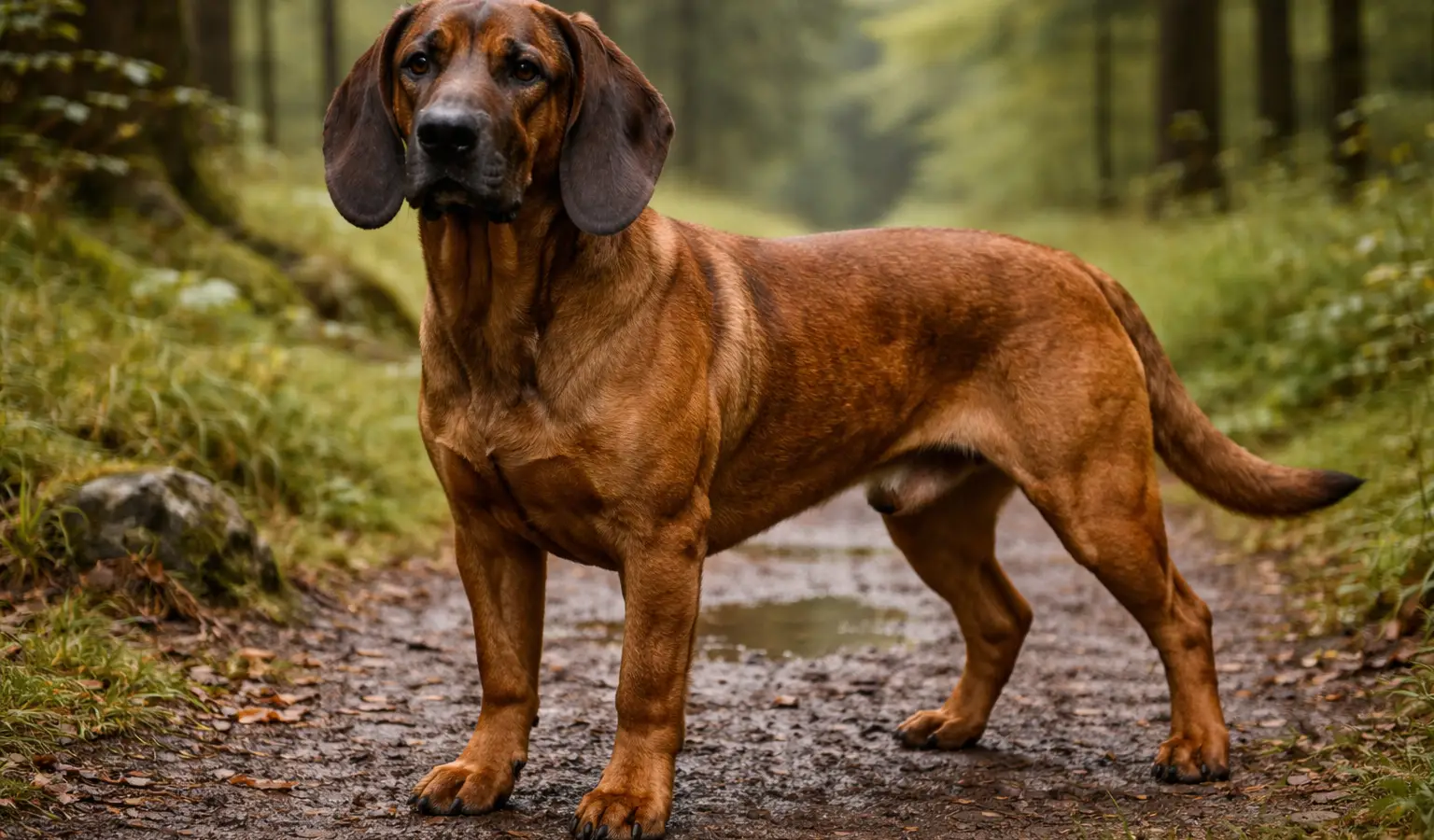 Hanover scent hound hunting dog
