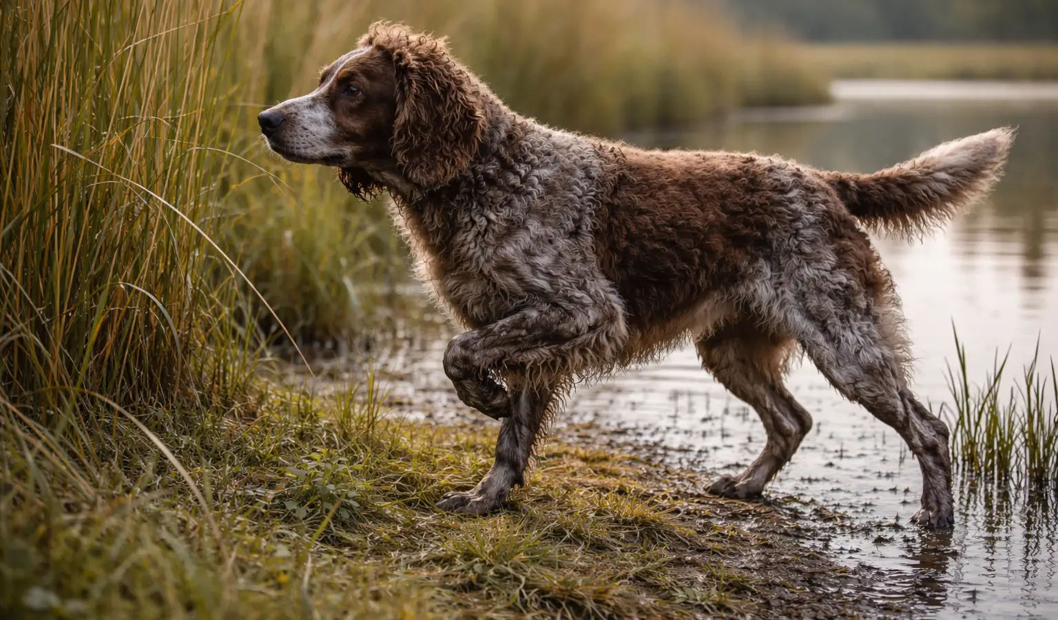 Pont-Audemer Spaniel Jagdhund