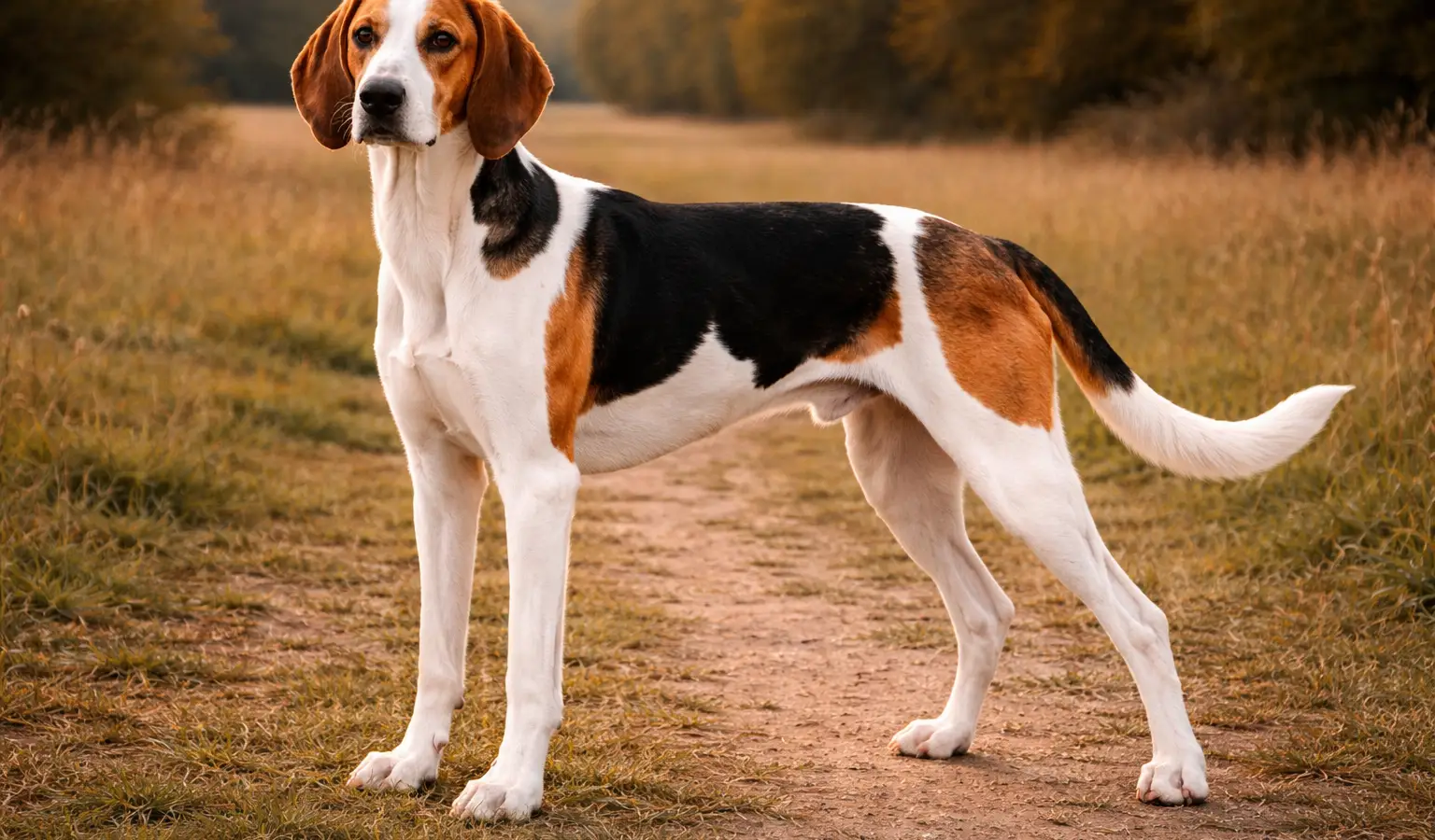 Grand Anglo-French Tricolour hunting hound