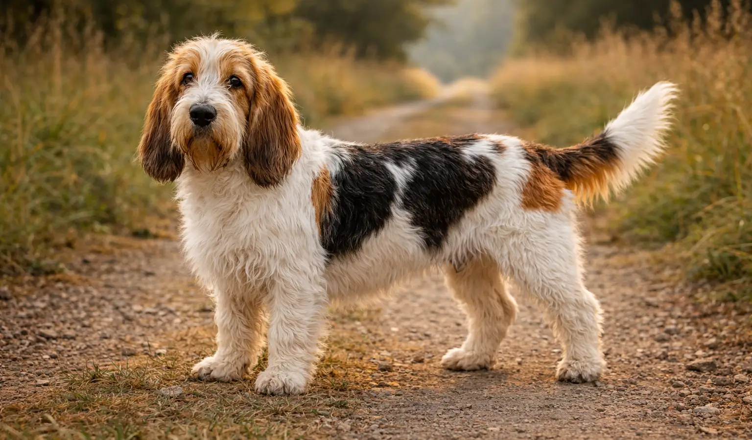 Grand Basset Griffon Vendéen hunting hound