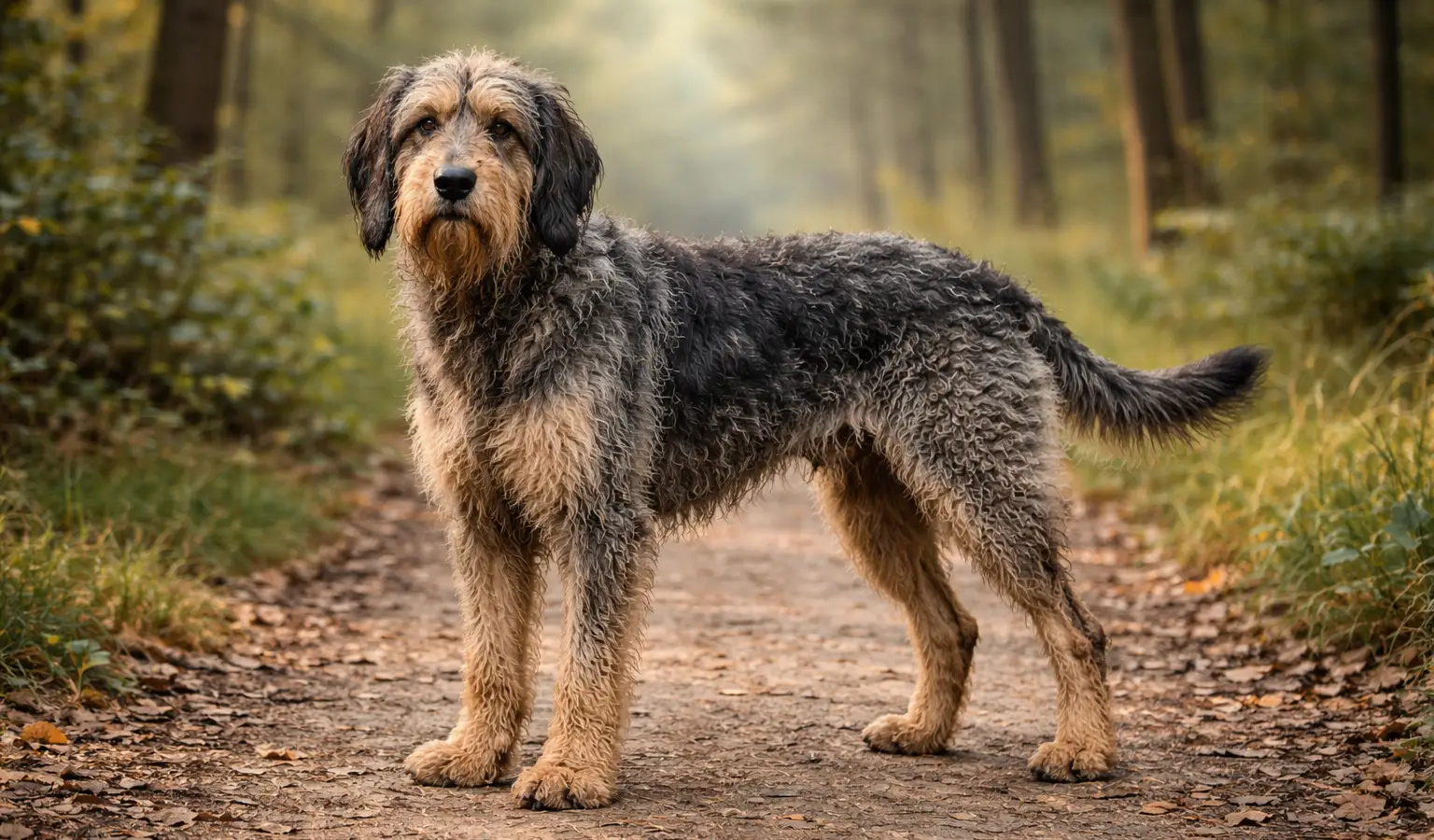 Griffon Nivernais dog