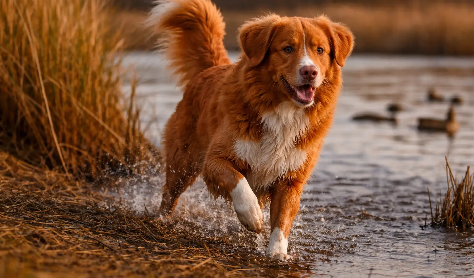 Nova Scotia Duck Tolling Retriever Jagdhund Entenapportierer