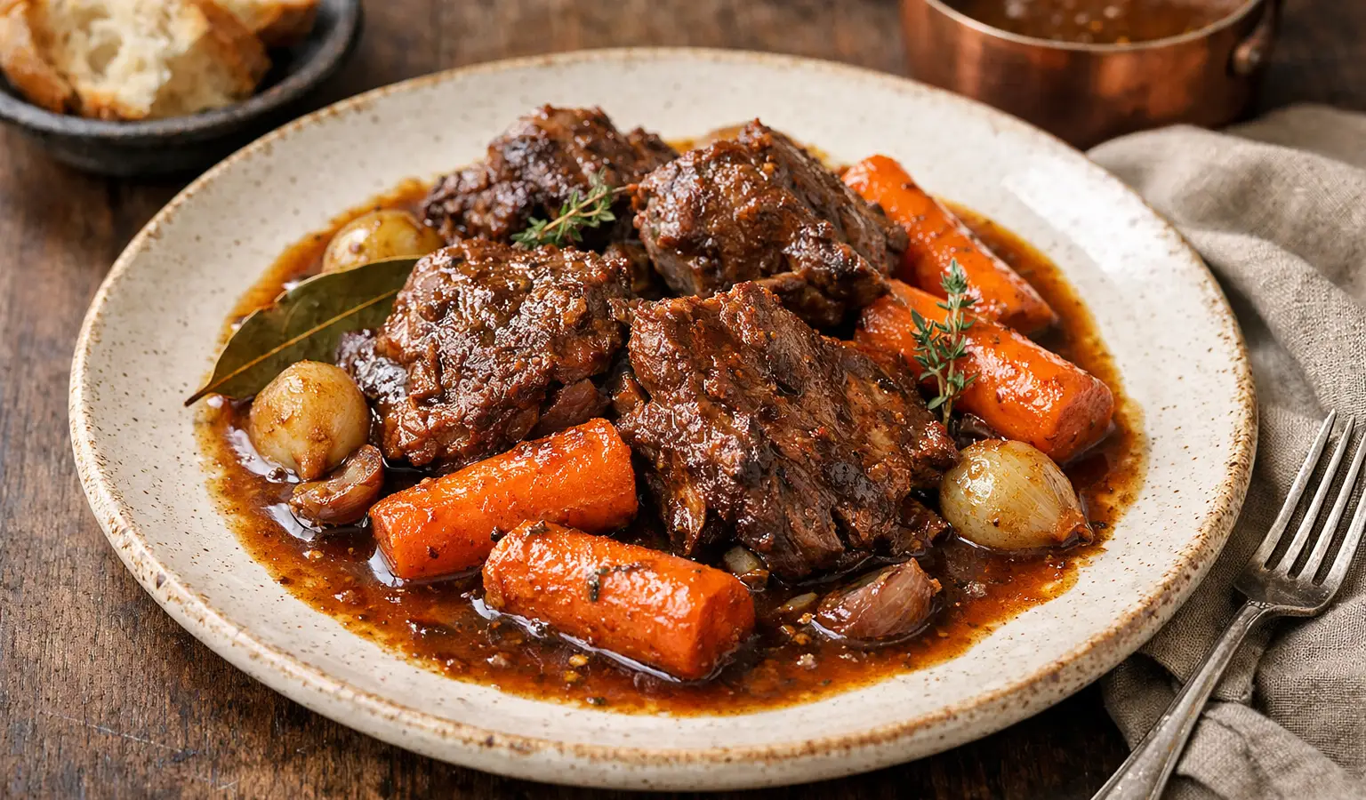 Cinghiale cotto lentamente al sidro
