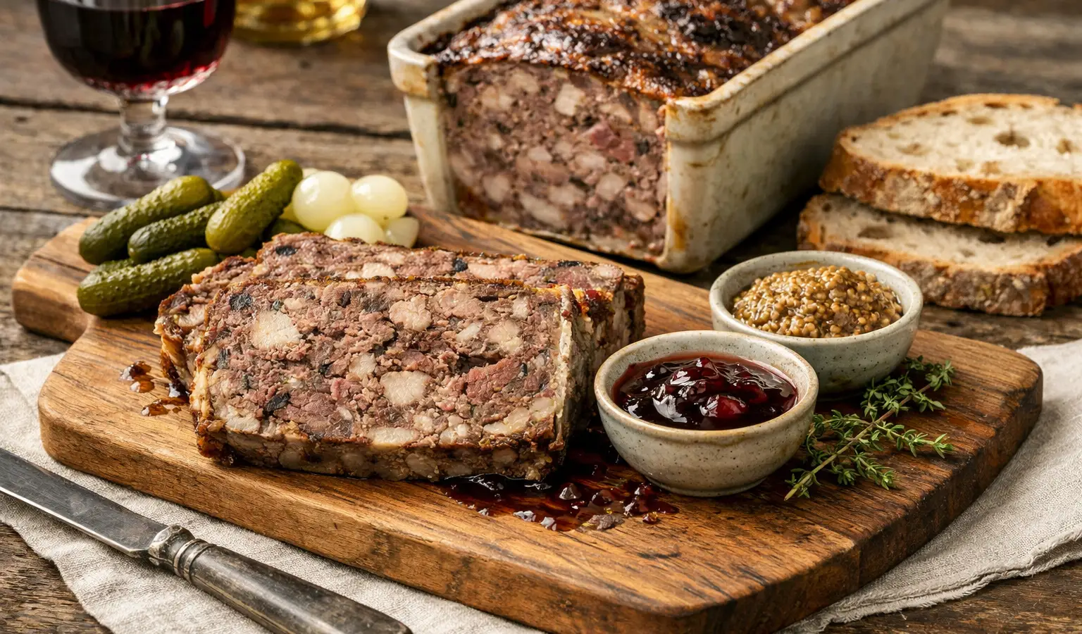Terrina di cervo fatta in casa