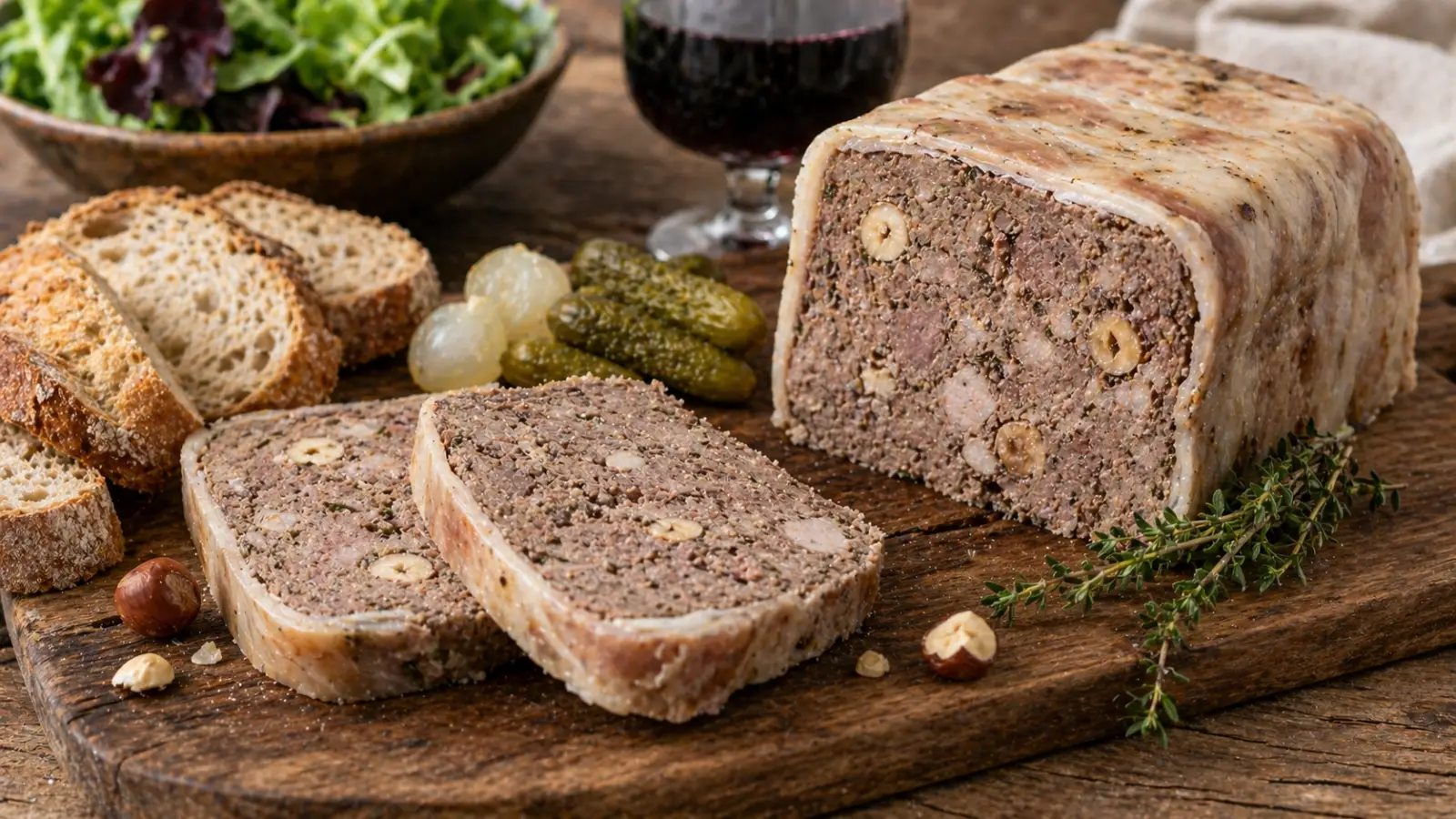 Terrina di cinghiale alle nocciole