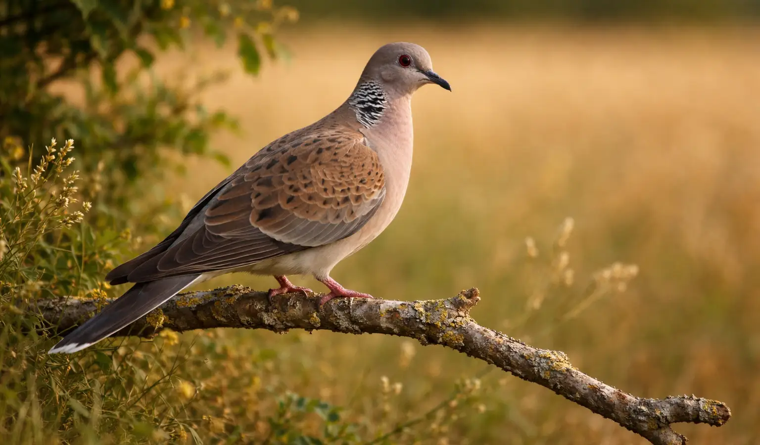 European turtle dove small game bird