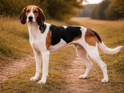 Perro de caza francés tricolor