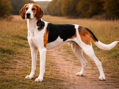Perro de caza gran anglo-francés tricolor